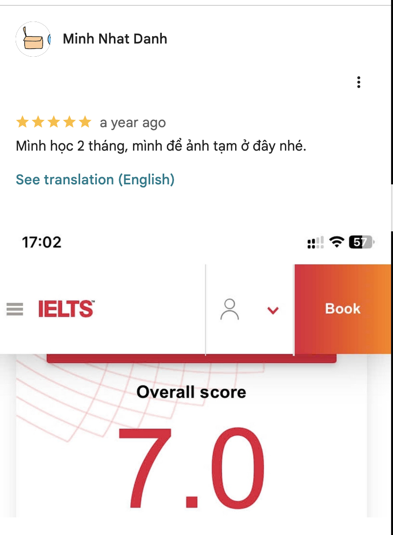 Review 5 sao của Minh Nhật Danh